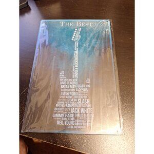 The Best Guitar Metal Tin Sign 8" x 12" Music Wall Decor Vintage Style